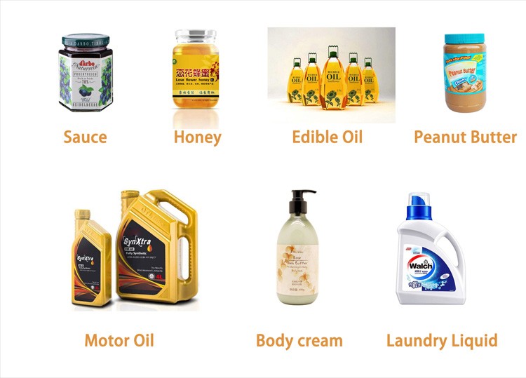 Peiriant llenwi past awtomatig ar gyfer olew coginio, saws