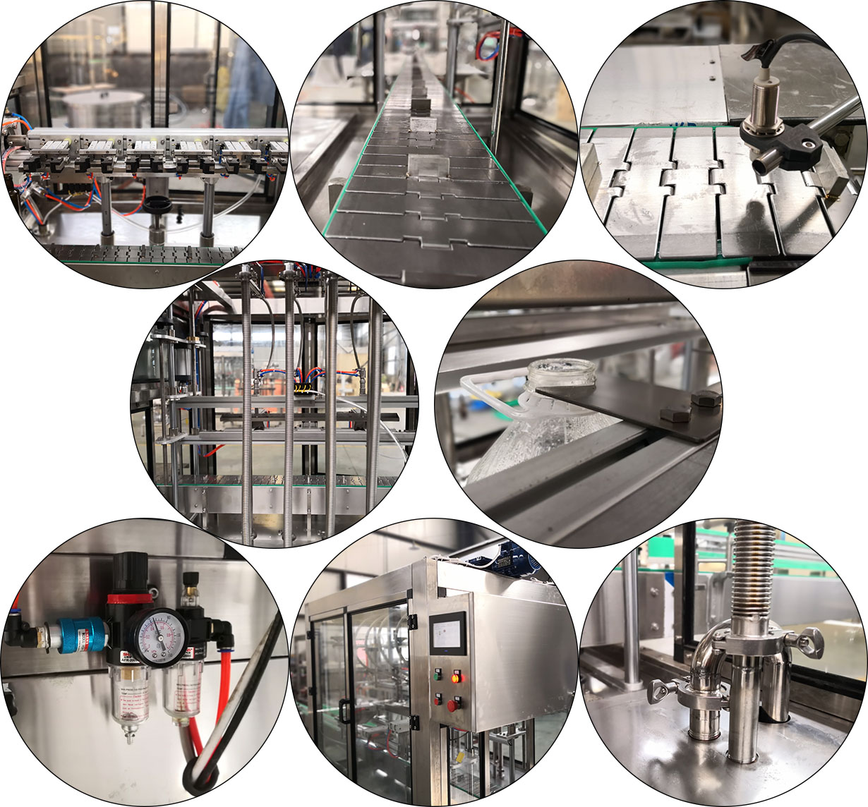 Peiriant llenwi olew injan potel niwmatig 5-100ml gorau