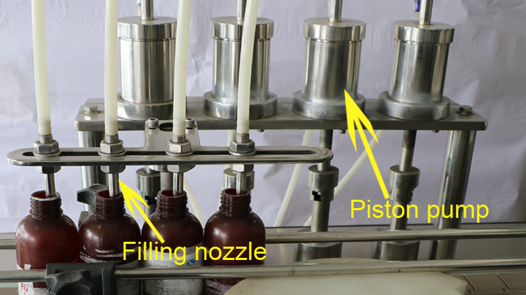 Peiriant llenwi potel crwn 500ml gyda selio cap a rhedeg olwyn seren