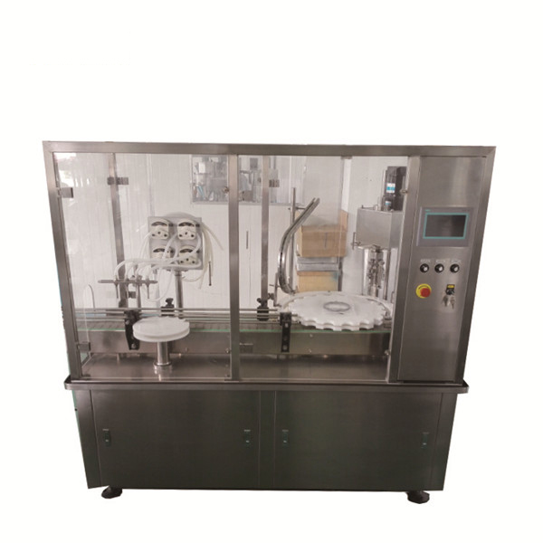 Peiriant llenwi hylif e-reoli 40-1000ml cwbl awtomatig