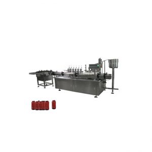 Potel fach o ddiferion llygaid, peiriant llenwi sglein ewinedd a pheiriant capio