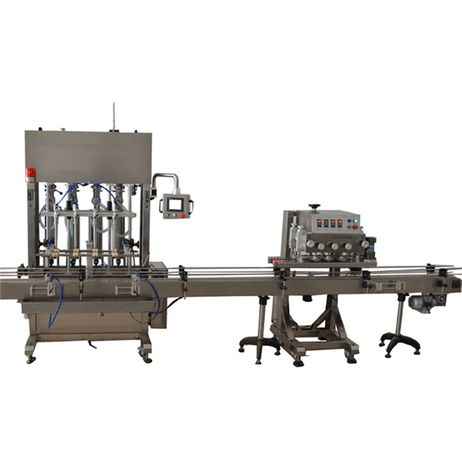 Offer potelu hylif awtomatig Peiriant llenwi alcohol meddygol 50ml